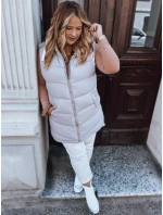 Dámská prošívaná vesta plus size fialová Dstreet model 21964998 - FashionStreet