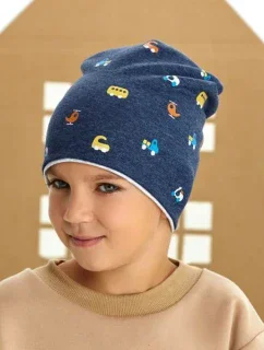 AJS 48-047 obojstranná chlapčenská čiapka