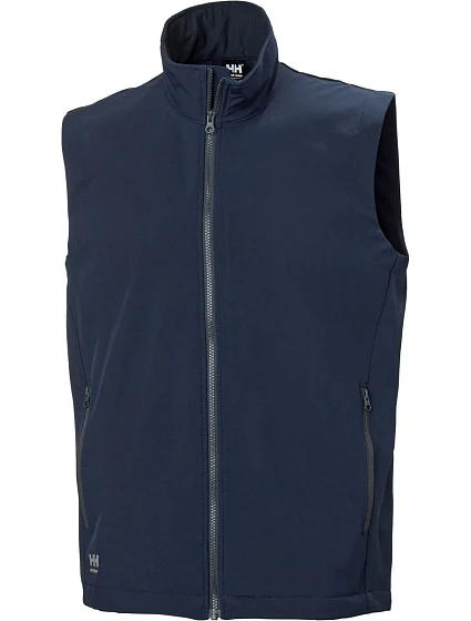 Helly Hansen Manchester 74086 3-vrstvová softshellová vesta „Manchester“ 59.4086 tmavomodrá Helly Hansen Manchester 74086 3-vrstvová softshellová vesta „Manchester“ 59.4086 tmavomodrá