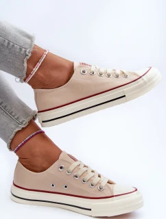 Nízké dámské tenisky Big Star model 21654823 béžové - Big Star Shoes