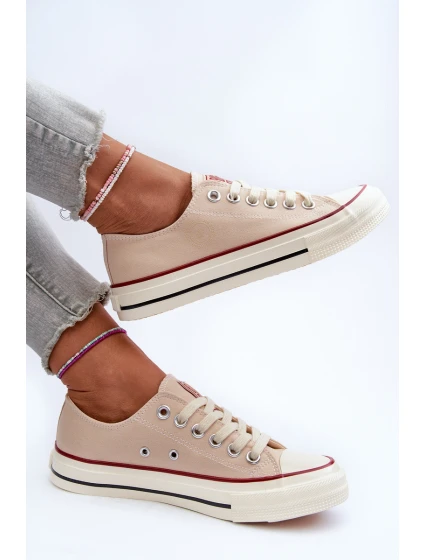 Niskie Trampki Damskie Big Star NN274272 Beżowe