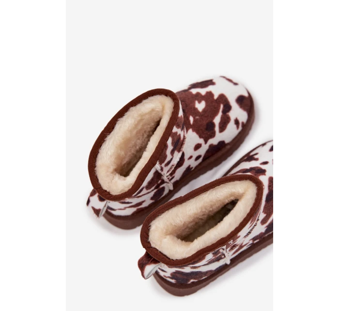 Dětské zimní boty pro mládež s podšívkou s model 21718613 - Boto Dětské zimní boty pro mládež s podšívkou s model 21718613 - Boto