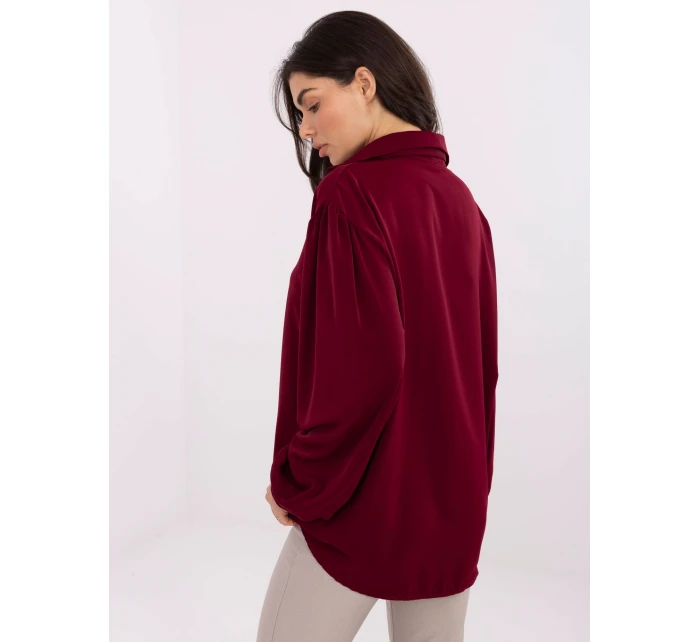 Bluzka IT BZ model 21766375 bordowy - FPrice Bluzka IT BZ model 21766375 bordowy - FPrice