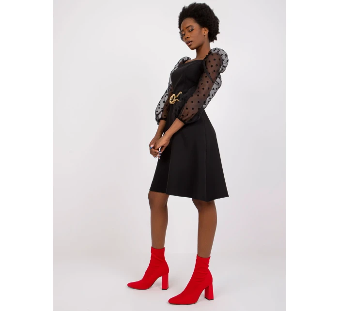 Šaty LK SK 508854.56 čierna