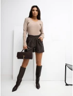 Bluzka RV BZ model 21776418 ciemny bezowy - FPrice Bluzka RV BZ model 21776418 ciemny bezowy - FPrice