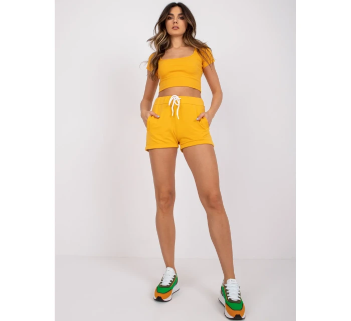 Šortky RV SN 4945.06X tmavo žltá Šortky RV SN 4945.06X tmavo žltá