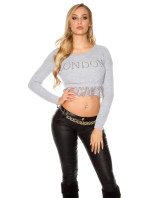 Sexy KouCla crop pullover "LONDON"
