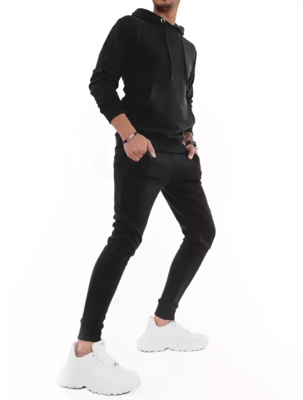 FashionStreet čierna pánska tepláková súprava AX0432