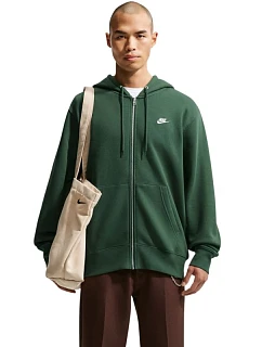 Pánska mikina Nike Club BB FZ Hoodie, zelená, FN3861 323
