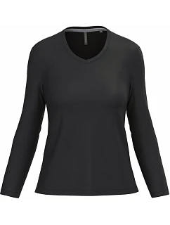 K 382 Dámské tričko do V s dl. rukávem model 22508331 black - Kariban