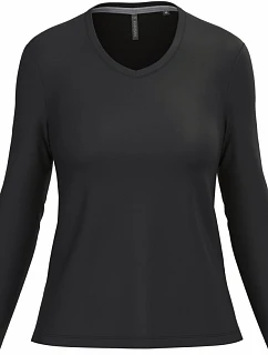 K 382 Dámské tričko do V s dl. rukávem model 22508331 black - Kariban