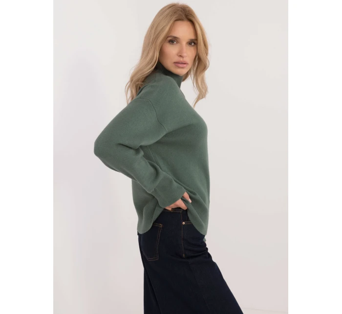 Sweter model 20497669 ciemny zielony - FPrice