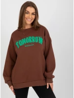 Mikina EM BL 617 7.27 tmavo hnedá