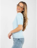 Sweter PM SW model 21923950 jasny niebieski - FPrice Sweter PM SW model 21923950 jasny niebieski - FPrice