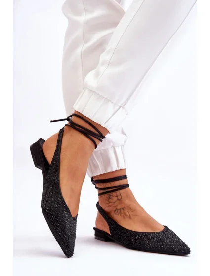 Baleríny na šnurovanie model 178022 Step in style