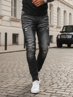 Pánské džínové kalhoty černé Dstreet model 21968469 - FashionStreet