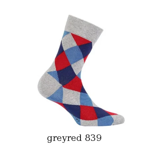 Pánske ponožky Wola Perfect Man vzorované W 94N03 Casual