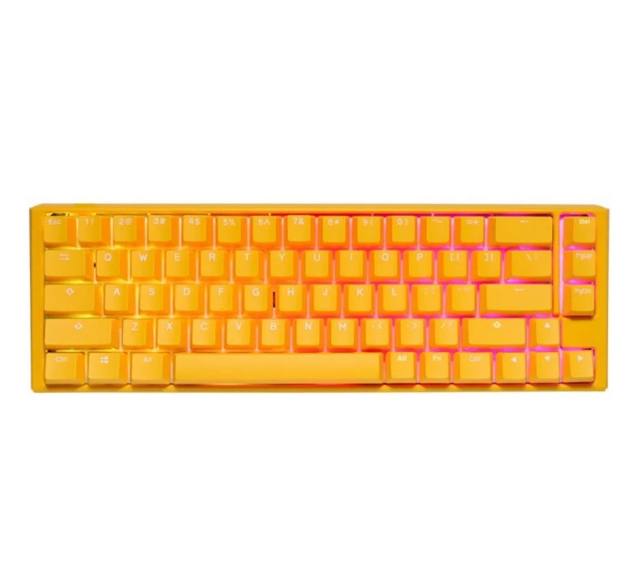 Ducky One 3 Yellow SF Herní USB QWERTY klávesnice US English Yellow