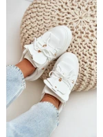 Dámské Tenisky Na Platformě Bílé model 21682857 - Boto