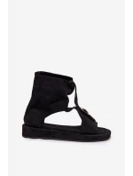 Dámské sandály s horní částí Černé Coralya Dámské sandály s horní částí Černé Coralya