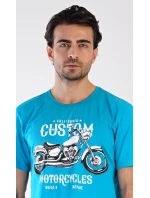 Pánske pyžamové šortky Motocykel