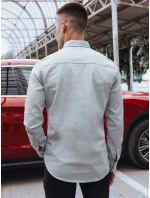 Pánská šedá džínová košile Dstreet model 21977133 - FashionStreet