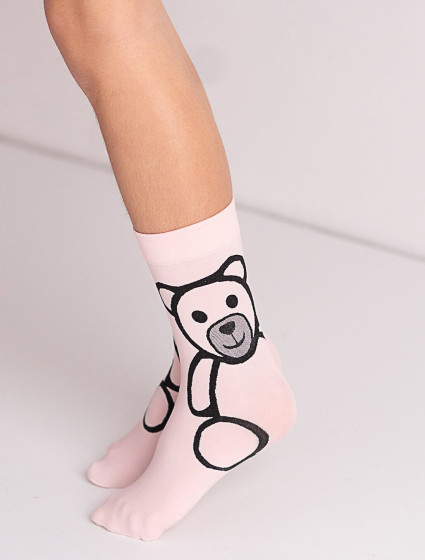 Dievčenské ponožky Knittex DR 2409 Bear 40 den