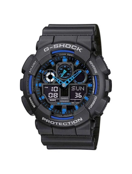 CASIO G-SHOCK Pánske hodinky GA-100-1A2ER + BOX CASIO G-SHOCK Pánske hodinky GA-100-1A2ER + BOX