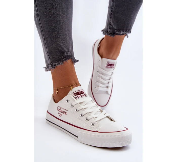 Dámské tenisky Big Star model 21649612 Bílé - Big Star Shoes Dámské tenisky Big Star model 21649612 Bílé - Big Star Shoes