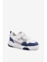 Lekkie Sneakersy Dziecięce Big Star RR374053 Biało-Niebieskie Lekkie Sneakersy Dziecięce Big Star RR374053 Biało-Niebieskie