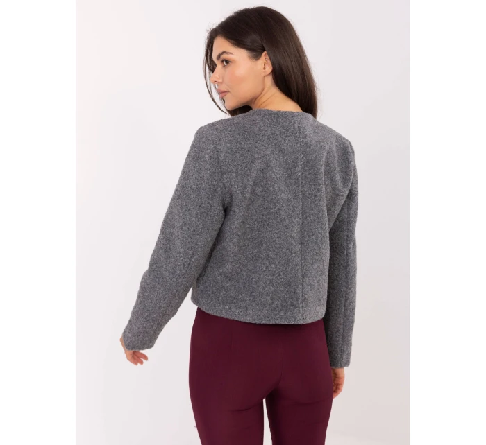 IT KR bunda FL9586.64 tmavo sivá IT KR bunda FL9586.64 tmavo sivá