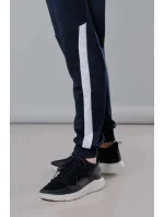 Tmavě pánské teplákové kalhoty se vsadkami model 18347945 - J.STYLE