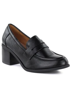 Černá dámská obuv na podpatku model 22015036 - M. Daszyński