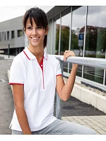JN Dámské piqué polo s kontrastní légou 02.0 royal/white model 22489070 - Daiber JN Dámské piqué polo s kontrastní légou 02.0 royal/white model 22489070 - Daiber