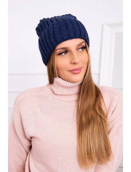 Čepice s Magda navy blue model 18751331 - K-Fashion Čepice s Magda navy blue model 18751331 - K-Fashion