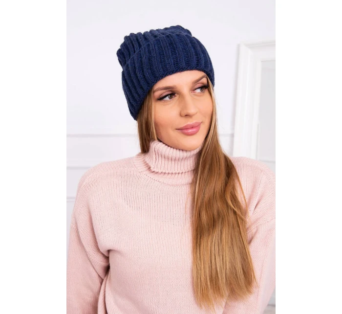 Čepice s Magda navy blue model 18751331 - K-Fashion Čepice s Magda navy blue model 18751331 - K-Fashion