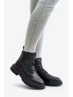 Zateplené botky workery dámské model 21671558 černé - Big Star Shoes