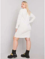 Šaty RV SK model 16198327 ecru - FPrice Šaty RV SK model 16198327 ecru - FPrice