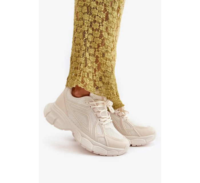 Dámske športové tenisky Beige Timoci Dámske športové tenisky Beige Timoci