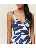 Dámske jednodielne plavky Summer Allure OWP 01 dark blue - Triumph