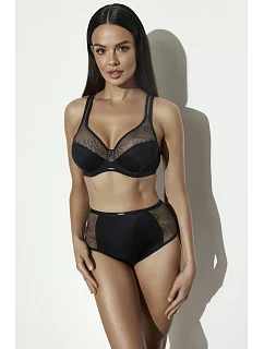 Kalhotky Ava 2301/B, brazilský střih, černé, velikosti S–3XL