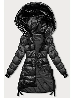 ZIMOWA KURTKA DAMSKA ZE  CZARNA model 21245787 - J.STYLE