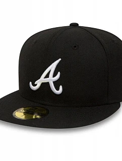 Čiapka New Era 59FIFTY MLB Atlanta Braves Fullcap čierna – 10047487