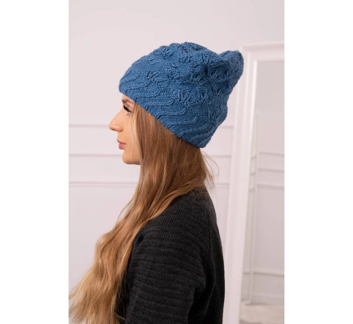Dámska čiapka Dagmara K332 dark denim