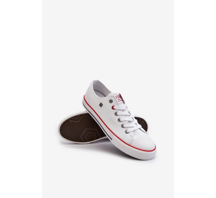 Trampki Męskie Big Star NN174301 HI-POLY SYSTEM Białe Trampki Męskie Big Star NN174301 HI-POLY SYSTEM Białe