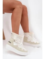 Dámské zimní boty Na platformě  25 03 Bílé model 21725149 - Lee Cooper