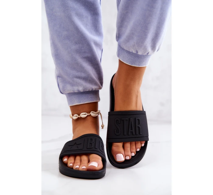 Dámské Nazouváky Big Star Černé model 21512124 - Big Star Shoes Dámské Nazouváky Big Star Černé model 21512124 - Big Star Shoes