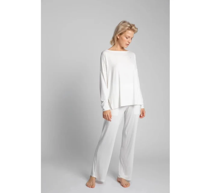 Viskózový vrchný diel setu LA029 cappuccino - Lalupa