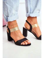 Sandále na podpätku model 196325 Krok vo veľkom štýle Sandále na podpätku model 196325 Krok vo veľkom štýle