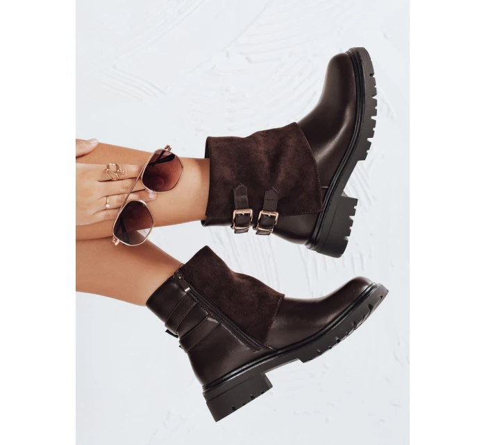 FashionStreet hnedé dámske topánky ZY1120